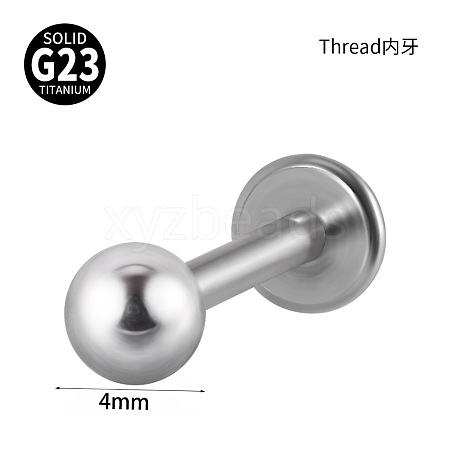 G23 Titanium 17 Gauge Threadless Labrets WGEEA58-10-1