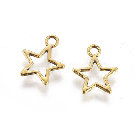 Tibetan Style Alloy Charms GLF10651Y-1