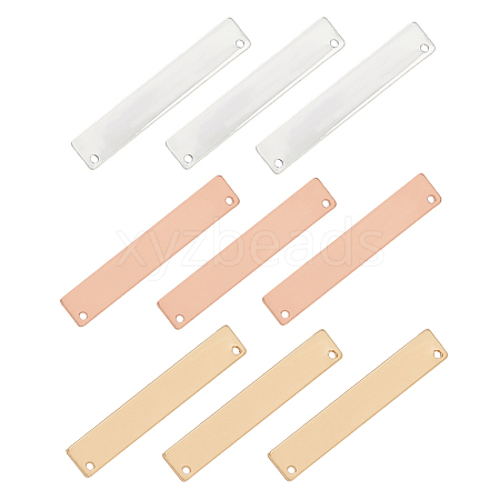 30Pcs 3 Colors Brass Connector Charms FIND-DC0006-18-1