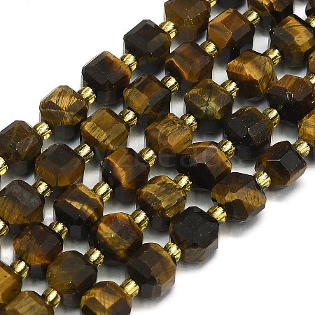 Natural Tiger Eye Beads Strands G-I376-D59-01-1