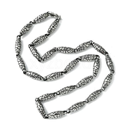 304 Stainless Steel Necklaces NJEW-C050-01AS-1