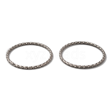 Non-Tarnish 304 Stainless Steel Saw Cut Open Jump Rings STAS-L262-37B-P-1