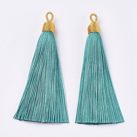 Polyester Tassel Big Pendants Decoration FIND-I007-A05-1