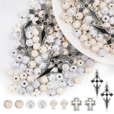 CHGCRAFT Cross DIY Jewelry Making Finding Kit DIY-CA0006-06-1