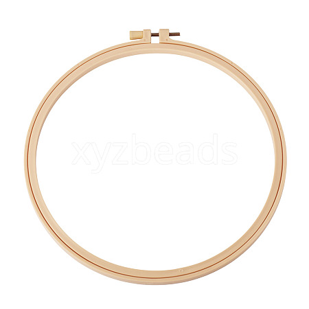 1Pc Plastic Imitation Bamboo Cross Stitch Embroidery Hoops FIND-TADJ0001-02-1
