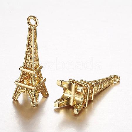 Brass Pendants KK-N0108-07G-RS-1
