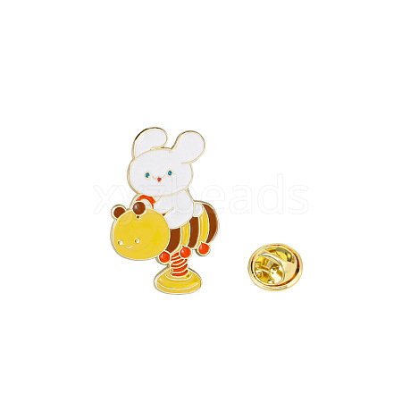 Cartoon Animal Enamel Pins PW-WGF4481-02-1