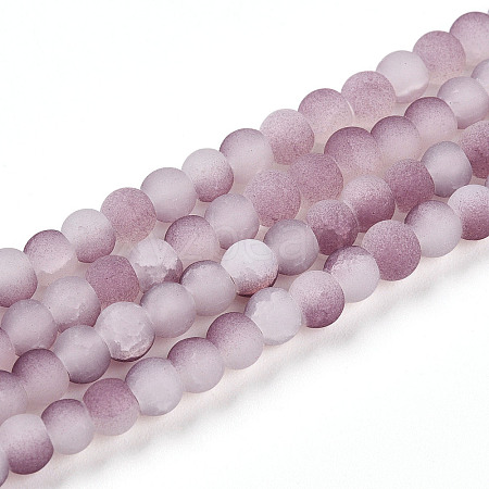 Crackle Glass Beads X1-GLAA-N009-4mm-05-1