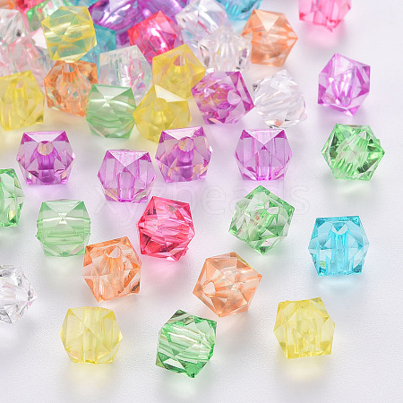 Transparent Acrylic Beads TACR-Q259-10mm-V-01-1