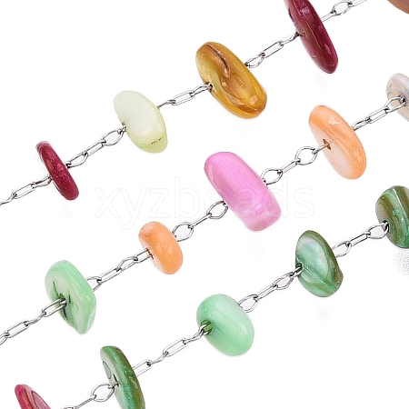 Handmade Dyed Natural Gemstone Beads Chains CHS-T006-14P-A-1