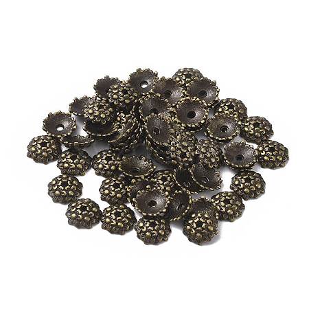 Tibetan Style Alloy Bead Caps LS-MLF1650Y-NF-1