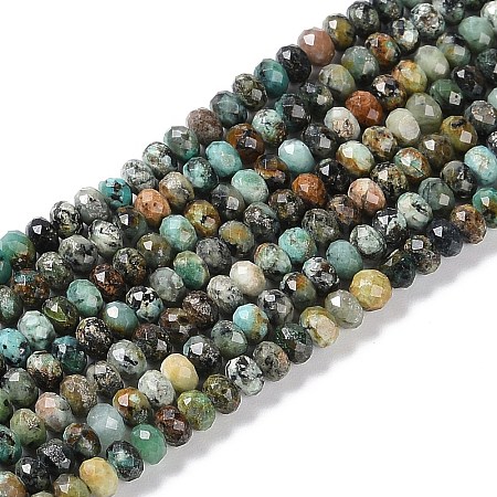 Natural African Turquoise(Jasper) Beads Strands G-N342-28A-1