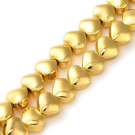 Electroplate Glass Beads Strands EGLA-H109-12F-01-1
