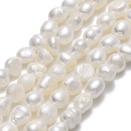 Natural Cultured Freshwater Pearl Beads Strands PEAR-A005-14-01-1