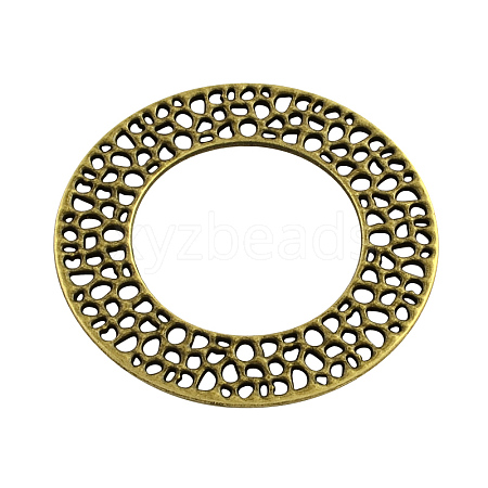 Tibetan Style Alloy Linking Rings X-TIBE-Q035-055AB-NR-1