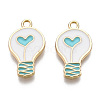 Alloy Enamel Pendants FIND-N048-021C-2