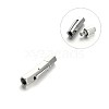 Tarnish Resistant Column 304 Stainless Steel Bayonet Clasps STAS-M198-15-1