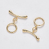 Brass Toggle Clasps KK-T049-063G-NF-3