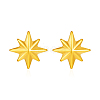 Simple Stainless Steel Geometric Star Stud Earrings YE9764-3