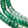 Natural Green Onyx Agate Beads Strands G-Q002-C02-01-4