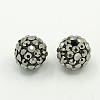 Polymer Clay Rhinestone Beads RB-N006-71-1