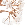 Natural Quartz Crystal Chips Tree of Life Decorations DJEW-C016-02A-2