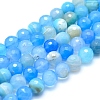 Natural Agate Beads G-J371-05-6mm-1