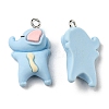 Resin Cartoon Animal Pendants CRES-B015-01-2