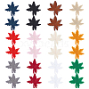   48Pcs 12 Colors Maple Leaf Computerized Embroidery Cloth Iron on/Sew on Patches DIY-PH0009-38-1