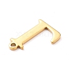 PVD Vacuum Plating  304 Stainless Steel Charms LS-STAS-H112-L-G-3