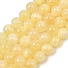 Natural Golden Silk Jade Beads Strands G-Z112-A01-6mm-2