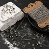 DIY Brass Twisted Chains Necklace Making Kits DIY-LS0002-88P-4