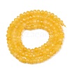 Dyed Natural Malaysia Jade Rondelle Beads Strands G-E316-2x4mm-30-4