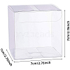 Transparent Plastic PVC Box Gift Packaging CON-WH0060-02B-2