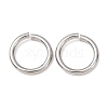 Tarnish Resistant 304 Stainless Steel Open Jump Rings X-STAS-R065-41-4