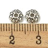 Tibetan Style Alloy Bead Caps FIND-U015-16AS-2