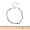 Natural Apatite Beads Bracelets for Women BJEW-H623-02S-16-5