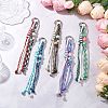 5Pcs Inner Cores Polyester & Spandex Cord Ropes Pendant Decorations HJEW-JM03847-1