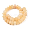 Natural Yellow Jade Beads Strands G-T138-74A-2