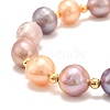 Natural Pearl Beaded Bracelets BJEW-D447-09G-01-2