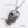 Gothic 316 Surgical Stainless Steel Pendant Box Chain Necklaces for Men ZF3615-5-1