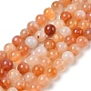 Natural Red Agate Beads Strands G-A248-A06-04-1