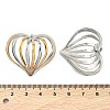 304 Stainless Steel Two Tone Stud Earrings EJEW-P335-01A-3