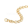 Rack Plating Brass Curb Chain Extender KK-Q807-10G-3