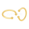 2Pcs 925 Sterling Silver Cuff Earrings EJEW-PH0001-39-6