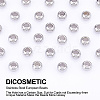 DICOSMETIC 304 Stainless Steel European Beads STAS-DC0001-84-4