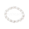 Glass Beads Stretch Rings for Women RJEW-JR00691-4