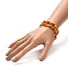 Natural Amber Chip Beads Stretch Bracelets Set for Parent and Kid BJEW-JB06819-6