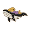 Enamel Pins Golden Alloy Brooches JEWB-S019-05C-1