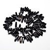 Natural Obsidian Chip Beads Strands G-E271-135-2